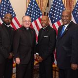 Father Martini Shaw as guest chaplain to U.S. House of Representatives