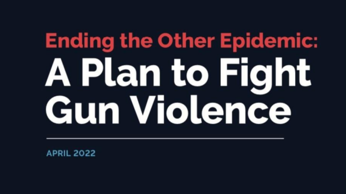 headline on gun violence plan