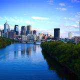 Philadelphia Schuylkill river skyline 